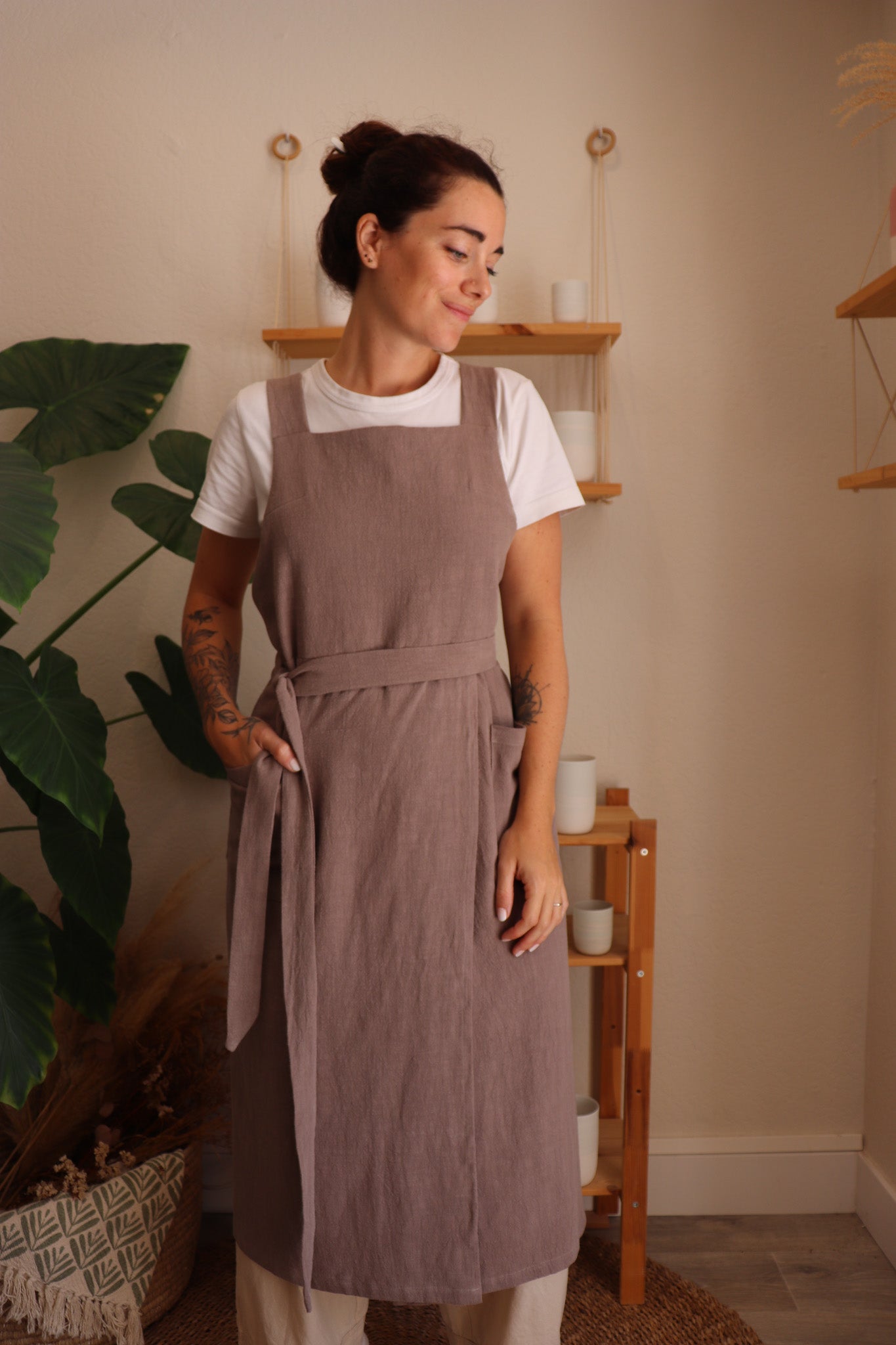 Tablier CLAYO gris