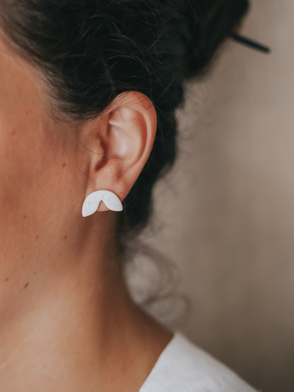 Boucles d'oreilles en porcelaine - Náxos