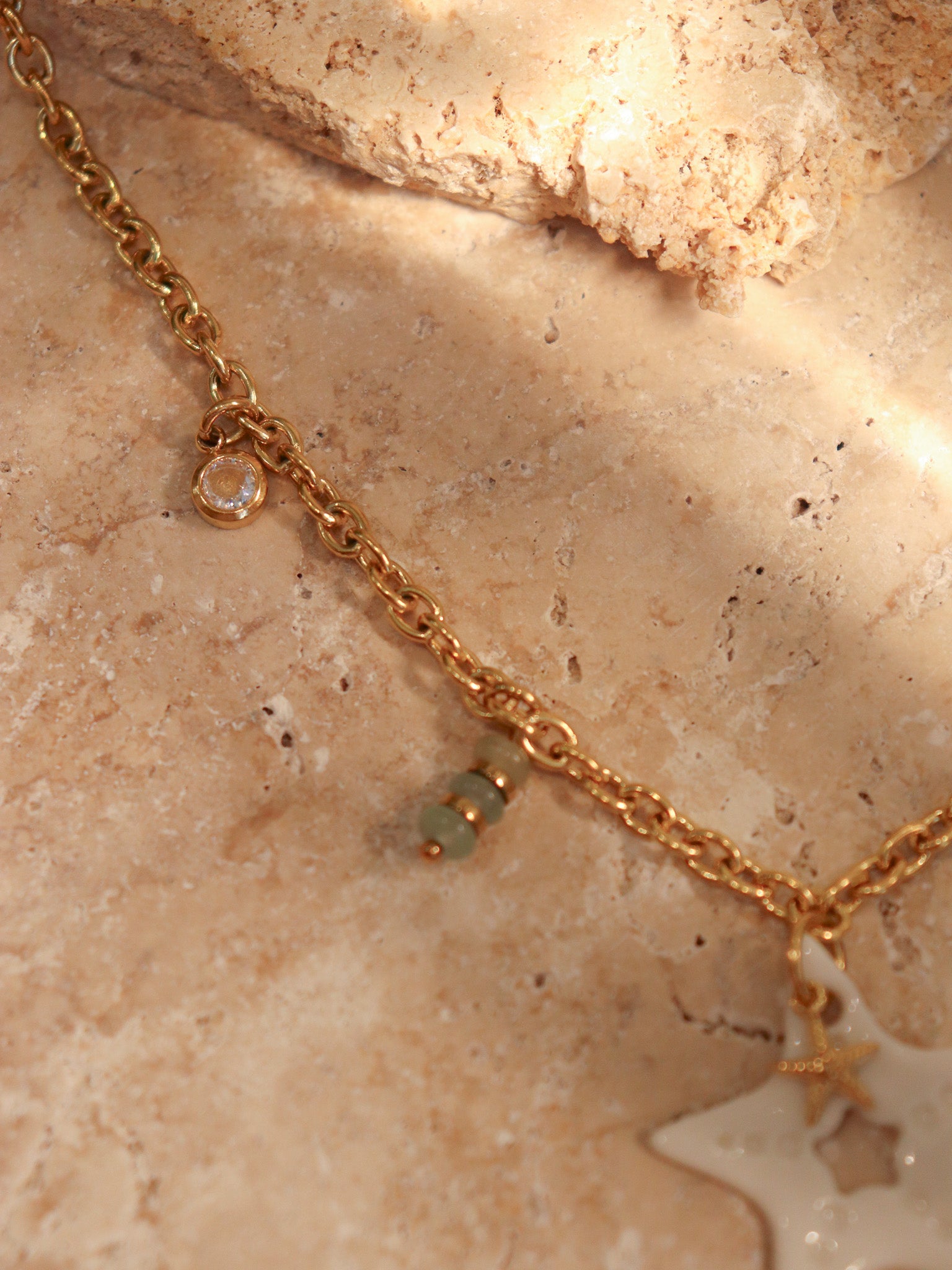 Collier Soléa bijou étoile de mer en porcelaine