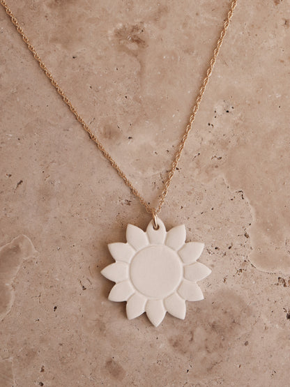 Collier en porcelaine - Rhéa